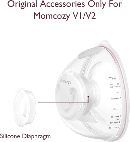 Momcozy Válvulas Duckbill somente para Momcozy V1/V2. Acessórios de substituição para bomba tira leite Momcozy V1/V2 original, pacote com 2
