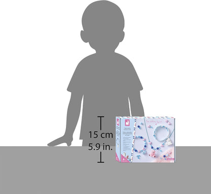 Janod - 3 Jewels to Create - Little Velvet Animals - 2 Bracelets + 1 Necklace - Creative Leisure Kit - Handmade Activity for Children - From 6 Years and Up - J09184