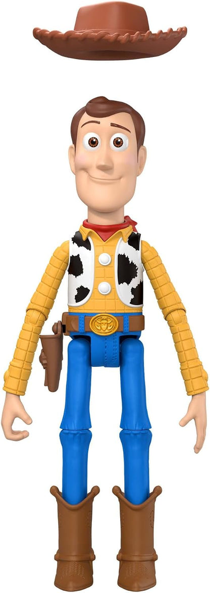 Mattel Boneco de Ação Woody de Toy Story 5 (Disney e Pixar/) | Escala de 7 polegadas, personagem icônico, mais de 8 pontos de articulação, design fiel ao filme, JKV14