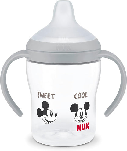 NUK Copo de Aprendizagem Perfect Match | 6+ meses | 150ml | Copo com Bico Antivazamento para Crianças Pequenas | Alças Antiderrapantes | Mickey Mouse | 1 unidade