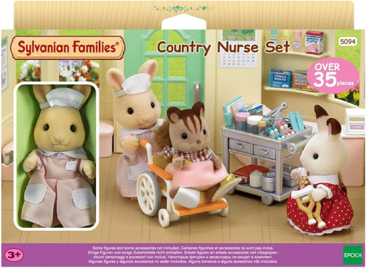 Sylvanian Families - Conjunto de enfermeira do campo - Conjunto de casa de bonecas