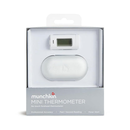 Munchkin Termômetro infravermelho | Sem contato e sem toque para bebês, com tela LCD de um botão | Compacto e prático para viagens | Temperatura corporal infantil com alerta de febre, itens essenciais para bebês