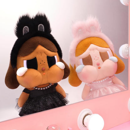 POP MART CRYBABY SHINY SHINY SERIES - Boneca de pelúcia (rosa) Personagem articulada Design premium Presentes para mulheres Brinquedo colecionável favorito dos fãs Figura de ação de brinquedo