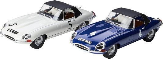 Scalextric C4062A Jaguar E-type Oulton 1961 Twin Pack - Primera victoria limitada en la carrera