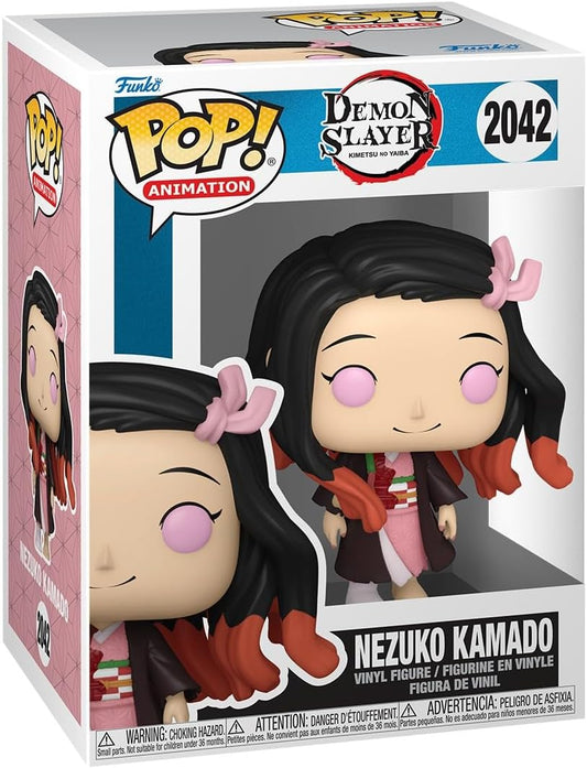 Funko Pop! Animation: Demon Slayer - Nezuko Kamado - (Humana) - Figura de vinil colecionável - Ideia para presente - Produtos oficiais - Brinquedos para crianças e adultos - Fãs de anime - Figura modelo para colecionadores