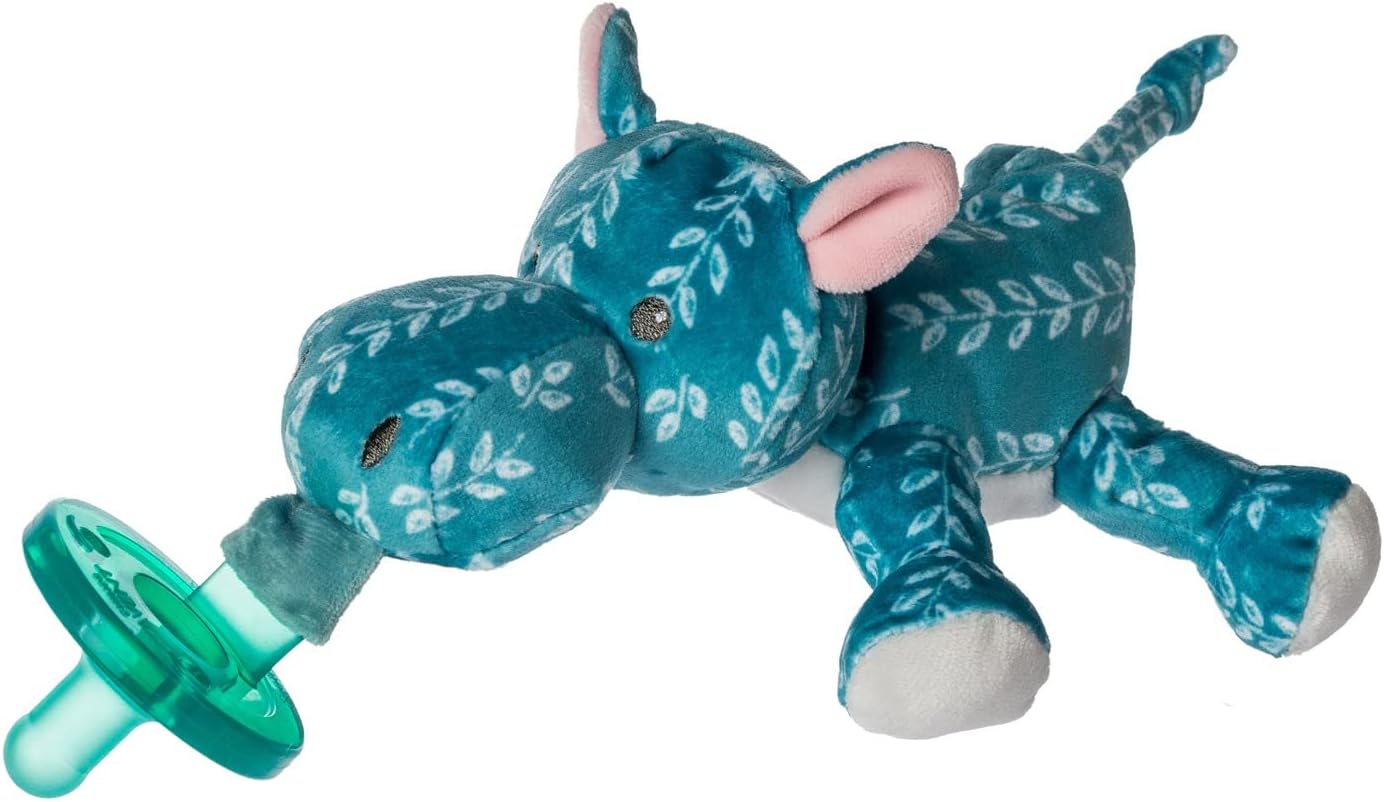 Mary Meyer Chupeta infantil WubbaNub, 15,24 centímetros, Jewel Hippo