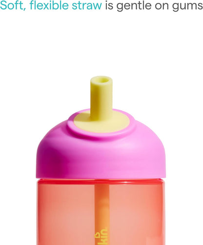 Munchkin Copo com Canudo Perfect Angle | 12m+ | 296 ml | Coral