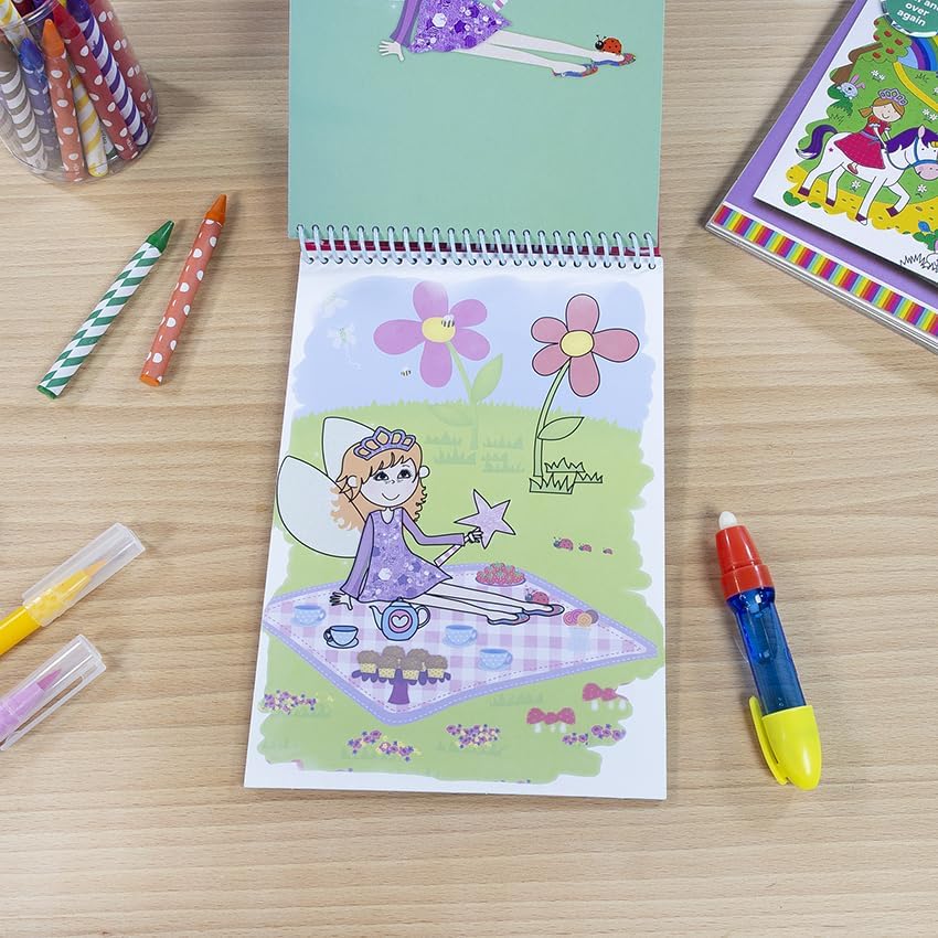 Galt Toys, Water Magic - Fadas, Livros de colorir para crianças a partir de 3 anos