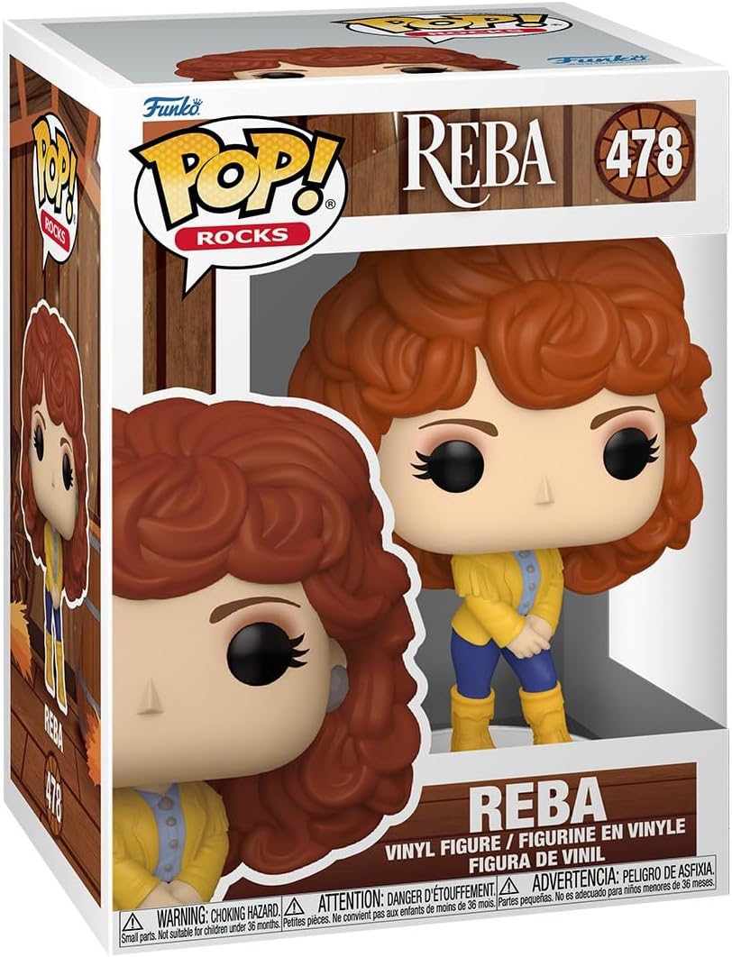 Funko Pop! Rocks: Reba McEntire - (Cowgirl) - Figura de vinil colecionável - Ideia para presente - Produtos oficiais - Brinquedos para crianças e adultos - Fãs de música - Figura modelo para colecionadores e exposição