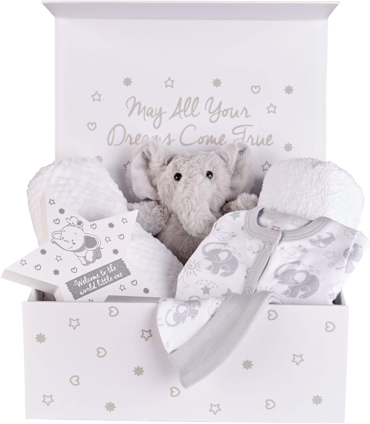 Conjunto de presentes personalizados para bebês prematuros - Cestas para recém-nascidos, Caixa de presente para bebês, Presentes para bebês da UTIN, Conjunto de presentes unissex para bebês prematuros - Cestas para recém-nascidos