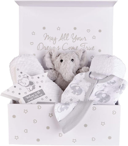 Conjunto de presentes personalizados para bebês prematuros - Cestas para recém-nascidos, Caixa de presente para bebês, Presentes para bebês da UTIN, Conjunto de presentes unissex para bebês prematuros - Cestas para recém-nascidos