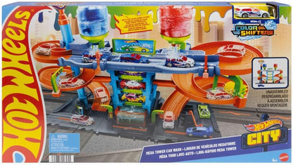 Hot Wheels Conjunto  City Mega Lava-Rápido Color Shifters com 1 carrinho
