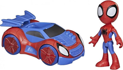 Homem-Aranha e seus Incríveis Amigos - Figura de Ação do Homem-Aranha da Hasbro Marvel com Veículo Web-Crawler, para Crianças a partir de 3 Anos, Multicolorido, F1940
