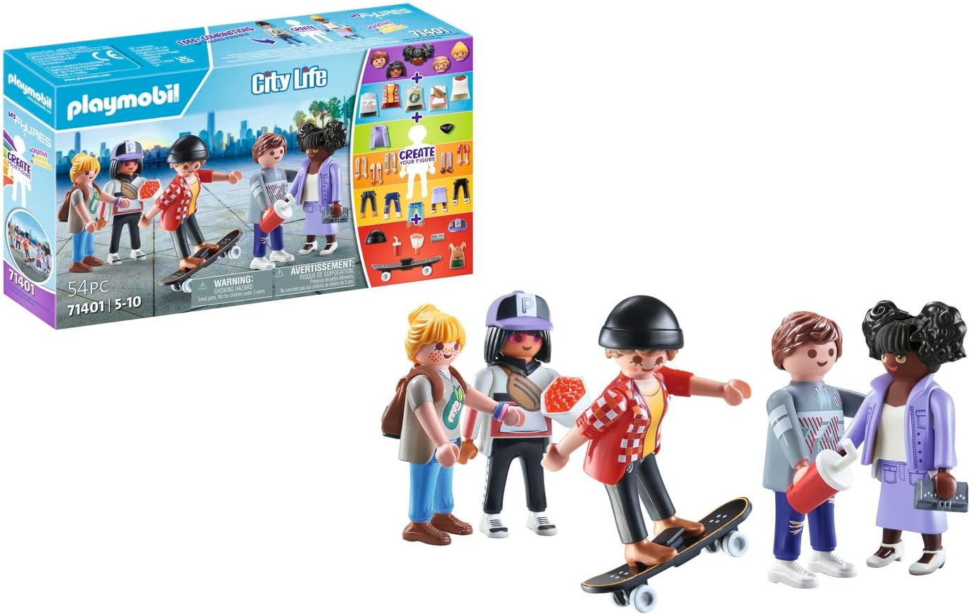 Playmobil 71401 Minhas figuras - moda, coleção de figuras, dramatização imaginativa, conjuntos adequados para crianças a partir de 4 anos