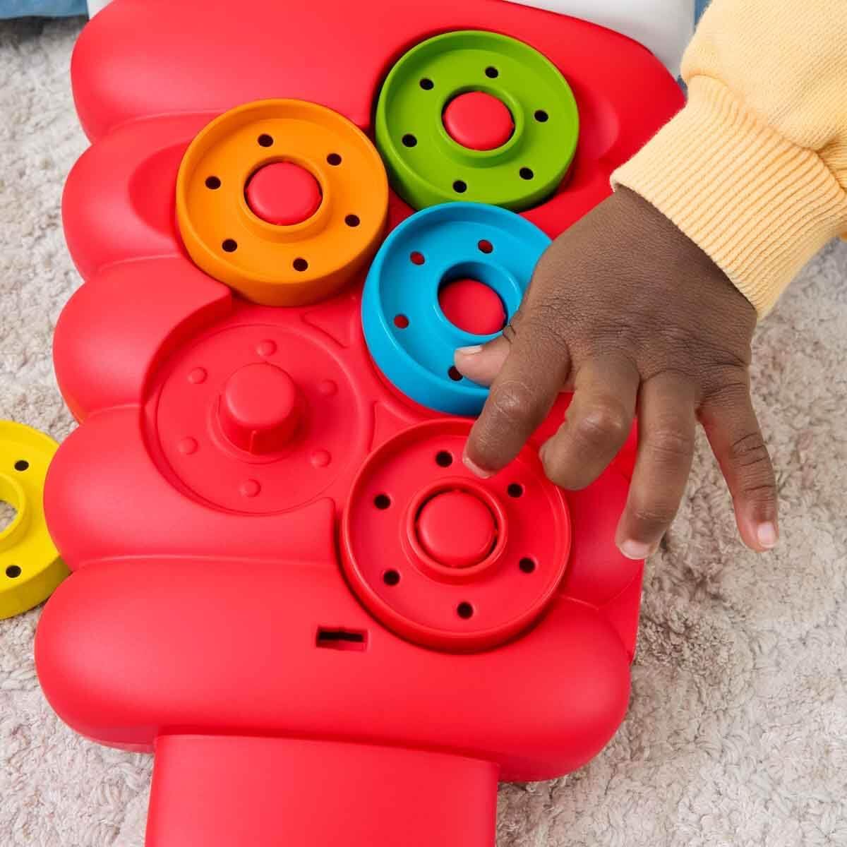 Fisher-Price Brinquedo para Bebês e Crianças Pequenas: Balanço com Moedas para Desenvolvimento Infantil a partir de 9 Meses, JLB81