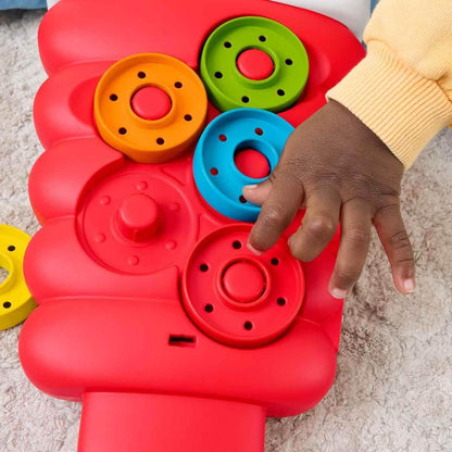 Fisher-Price Brinquedo para Bebês e Crianças Pequenas: Balanço com Moedas para Desenvolvimento Infantil a partir de 9 Meses, JLB81