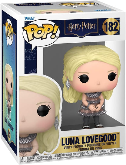 Funko Pop! Harry Potter S18 - Luna Lovegood de Vestido - Figura de Vinil Colecionável - Produtos Oficiais - Brinquedos para Crianças e Adultos - Fãs de Cinema - Figura Modelo para Colecionadores