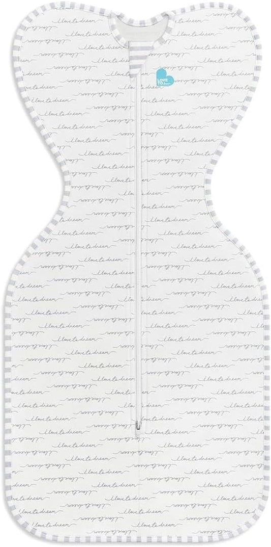 Love To Dream™ Swaddle UP™, Tamanho Pequeno (3,5–6 kg) – Sonhador | Ajuste perfeito, promove uma rotina de sono saudável | 1.0 Tog Ideal para primavera e verão (20–24 °C) | Algodão lavável à máquina com zíper duplo