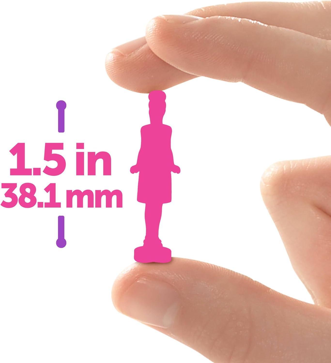 Barbie Mini Barbie Land Pacote com 5 Bonecas Fashionistas, Mini Bonecas de 3,8 cm em Potes de Esmalte, Coleção Instantânea com Revelações Surpresa (Estilos Podem Variar), JGL28