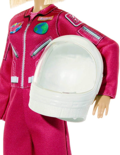 Barbie Profissões Astronauta - Boneca Fashion com Roupa Removível, Traje Espacial Rosa, Sapatos e Capacete - Profissão do Ano 2026, JKF77
