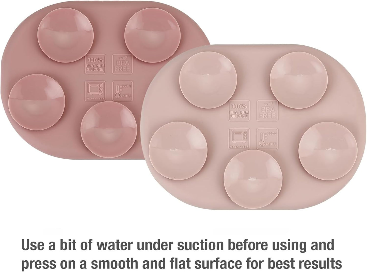 PandaEar Conjunto de alimentação infantil com 12 peças | Conjunto de silicone para alimentação de bebês | 2 pratos infantis com ventosa, 2 babadores de silicone, 2 copos de transição,