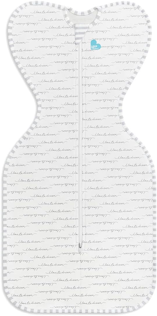 Love To Dream™ Swaddle UP™, Tamanho Pequeno (3,5–6 kg) – Sonhador | Ajuste perfeito, promove uma rotina de sono saudável | 1.0 Tog Ideal para primavera e verão (20–24 °C) | Algodão lavável à máquina com zíper duplo