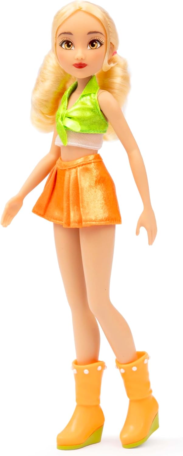 Winx Iconic Boneca – Stella com Roupa Característica e Articulações – Boneca Fashion Clássica de 27cm com Cabelo Dourado – Brinquedo Oficial do Clube Winx para Meninas – Brincadeira Mágica de Aventura – Idade 4+