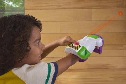 Manopla Laser de Patrulheiro Espacial Toy Story 5 da Disney e Pixar (Mattel) | Brinquedo de Faz de Conta do Buzz Lightyear com Luzes, Vibrações e mais de 35 Sons e Frases (JKV42)