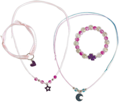 Janod - 4 Humores de Joias para Criar - Muda de Cor ao Contato com a Pele - Kit de Lazer Criativo - Atividade Manual para Crianças - A partir de 6 Anos - J09182