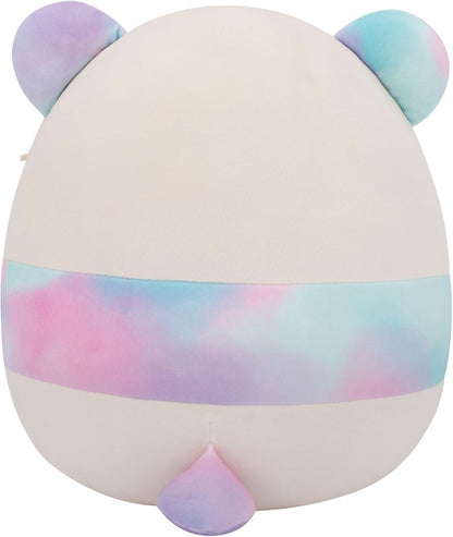 Squishmallows Original de 12 polegadas – Jonah, o Panda Tie-Dye Roxo e Rosa | Pelúcia Oficial Jazwares (Tamanho Médio)