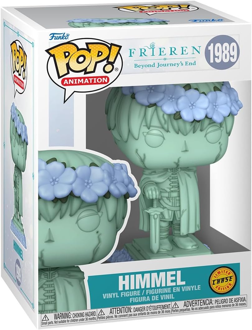 Funko Pop! Animation: Frieren - Himmel - Probabilidade de 1/6 para a variante rara de Chase - Frieren Beyond Journeys End - Figura colecionável de vinil - Ideia para presente - Produtos oficiais - Brinquedos para crianças e adultos