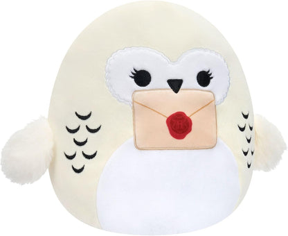 Squishmallows Pelúcia Original “Harry Potter” Hedwig com Carta (8 polegadas/aprox. 20 cm) – Pelúcia Oficial Ultrasoft da Jazwares (Pequena)