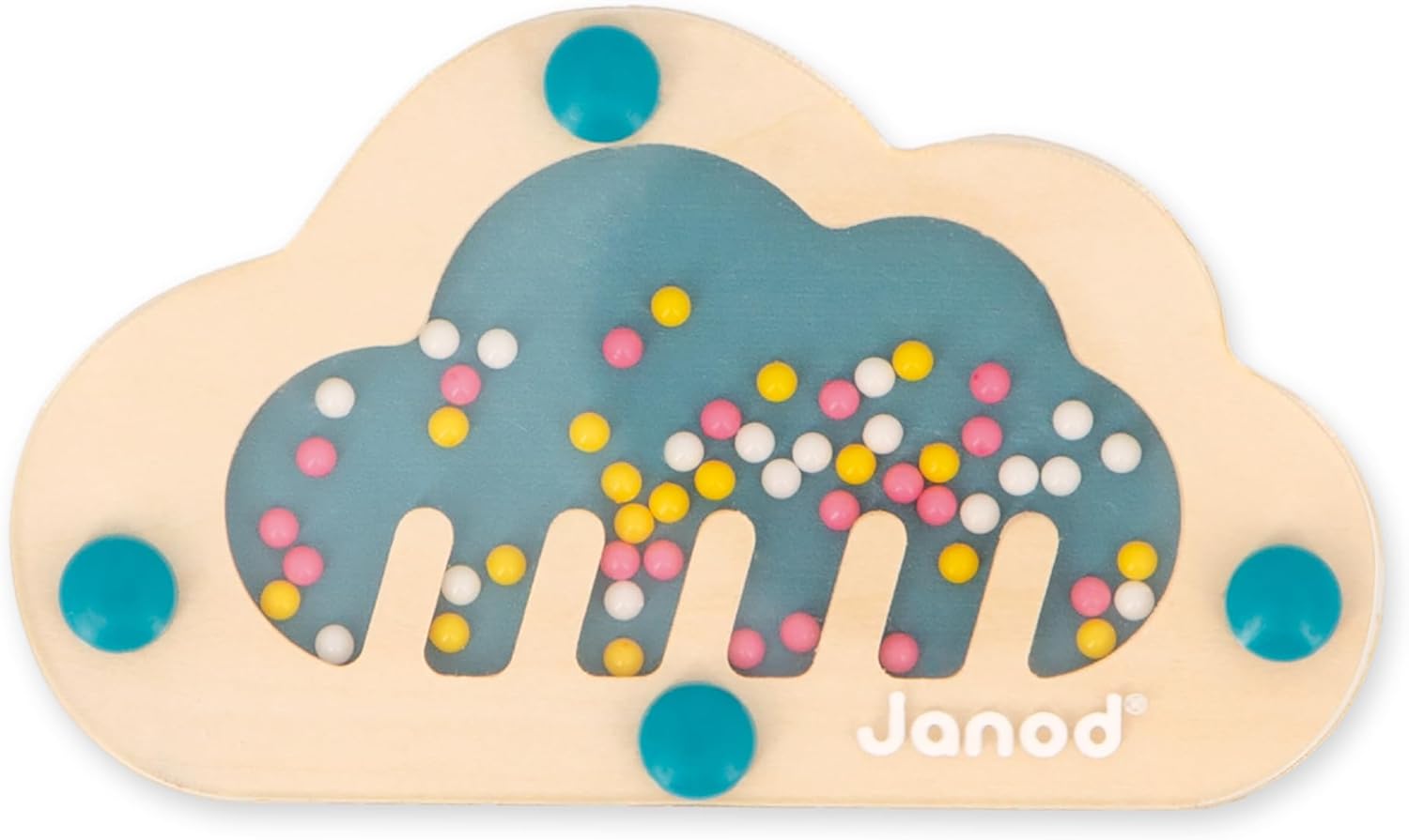 Janod - Caixa de jogos para bebês de 1 ano - Brinquedos e quebra-cabeç