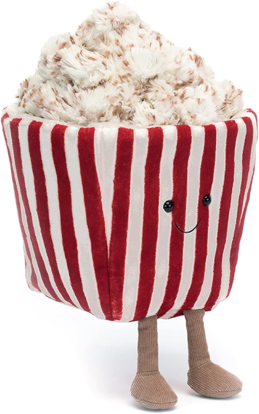 Jellycat Decoração de pelúcia colecionável Amuseable Popcorn