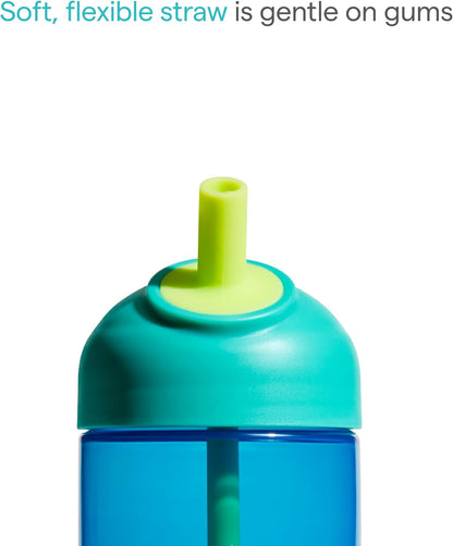 Munchkin Copo com Canudo Perfect Angle | 12m+ | 296 ml | Azul-escuro