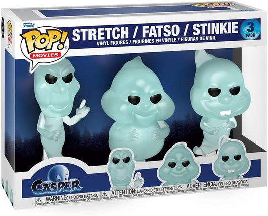 Funko Pop! Filmes: Casper 30th - Stinkie - Trio Fantasmagórico 3PK - Casper (1995) - Figura de vinil colecionável - Ideia para presente - Produtos oficiais - Brinquedos para crianças e adultos - Fãs de terror