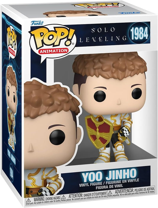Funko Pop! Animation: Solo Leveling - Yoo Jinho - Figura de vinil colecionável - Ideia para presente - Produtos oficiais - Brinquedos para crianças e adultos - Fãs de anime - Figura modelo para colecionadores e exposição