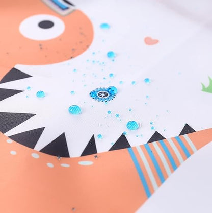 PandaEar Babadores de manga comprida (pacote com 3) | Babador impermeável de manga comprida para bebês e crianças de 6 a 36 meses