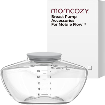 Momcozy Coletor de leite para bomba tira-leite Mobile Flow | Atualização M9, Acessórios de reposição originais para bomba tira-leite Mobile Flow | Atualização M9, 1 unidade