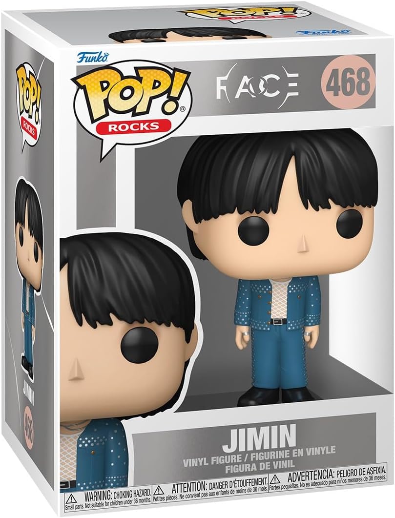 Funko Pop! Rocks: Jimin - (Like Crazy) - BTS - Figura de vinil colecionável - Ideia para presente - Produtos oficiais - Brinquedos para crianças e adultos - Fãs de música - Figura modelo para colecionadores e exposição