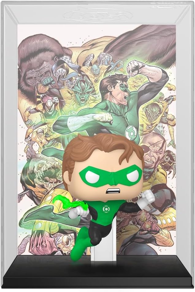 Funko Pop! Capa de quadrinhos DC – Lanterna Verde - DC Comics - Figura colecionável de vinil - Ideia para presente - Produtos oficiais - Brinquedos para crianças e adultos - Fãs de desenhos animados - Figura modelo para colecionadores e exposição
