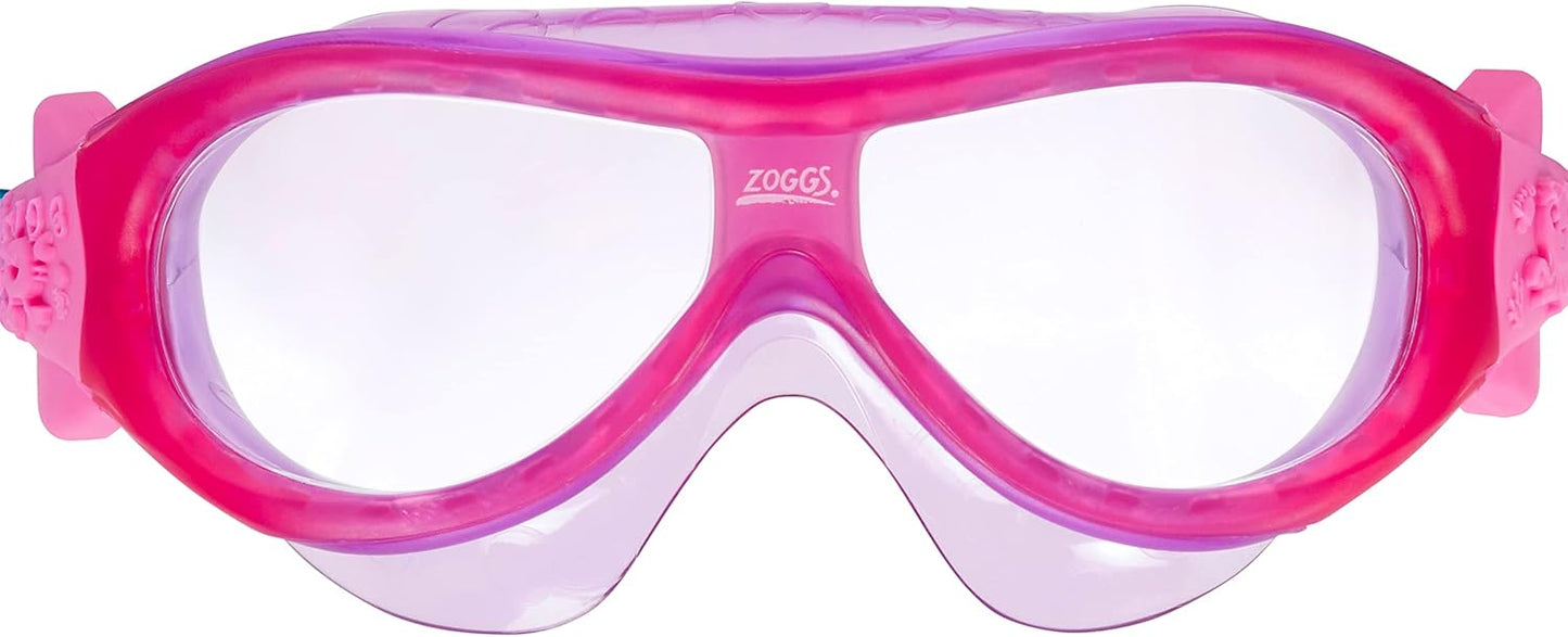 Zoggs Máscara fantasma para niños con protección UV y gafas de natación antivaho, de 0 a 6 años