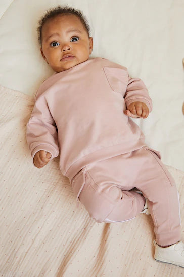 |BabyGirl| Conjunto De 2 Peças De Suéter e Leggings Aconchegantes Para Bebê - Pink Cargo