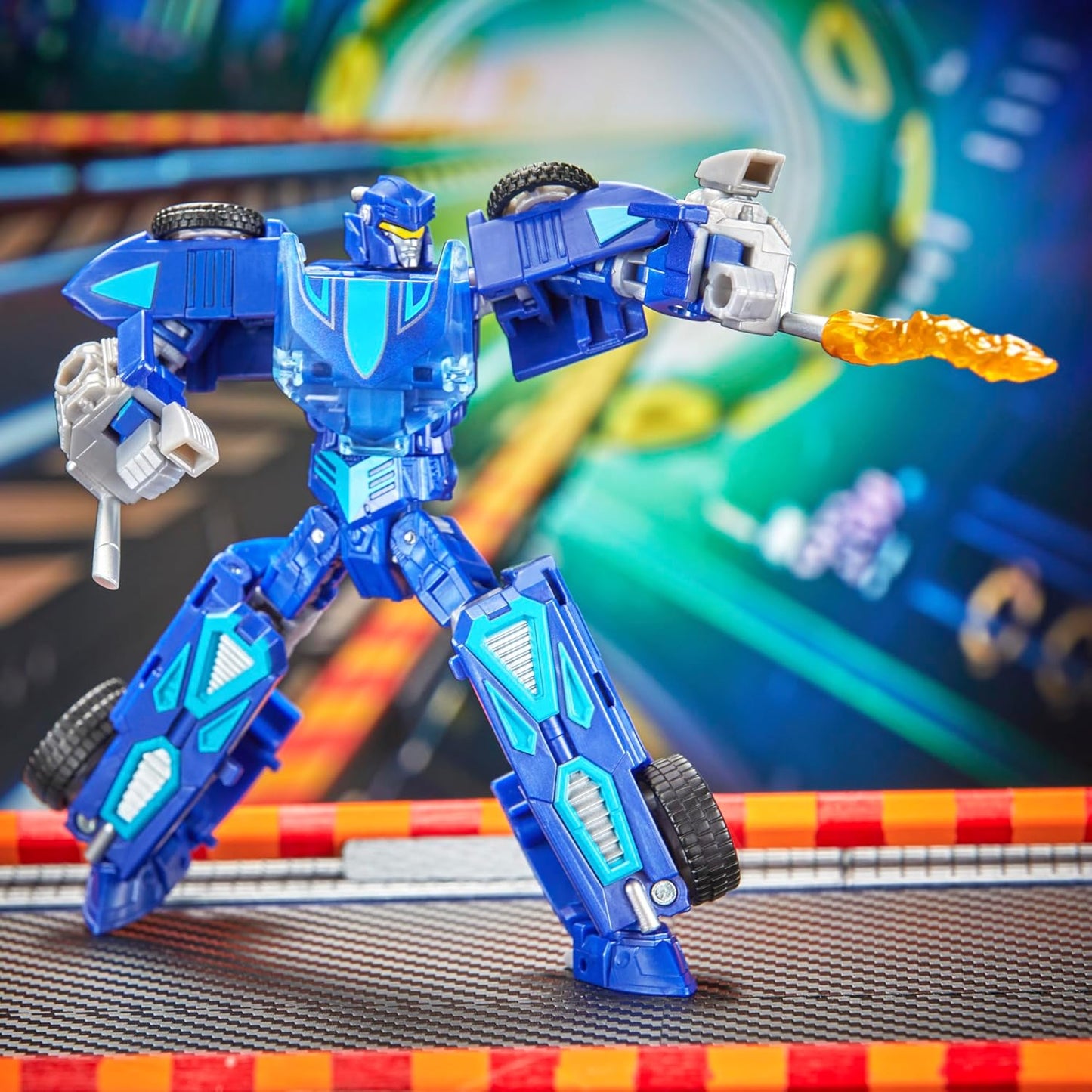 Figura de ação transformável Hot Wheels® x Twin Millä da colaboração Transformers
