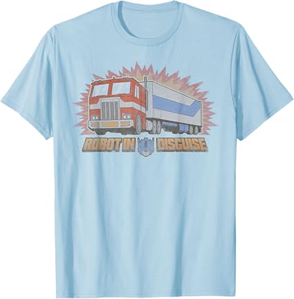 T-Shirt Transformers Optimus Prime Robot Disfarçado