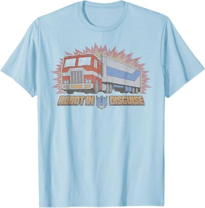 T-Shirt Transformers Optimus Prime Robot Disfarçado