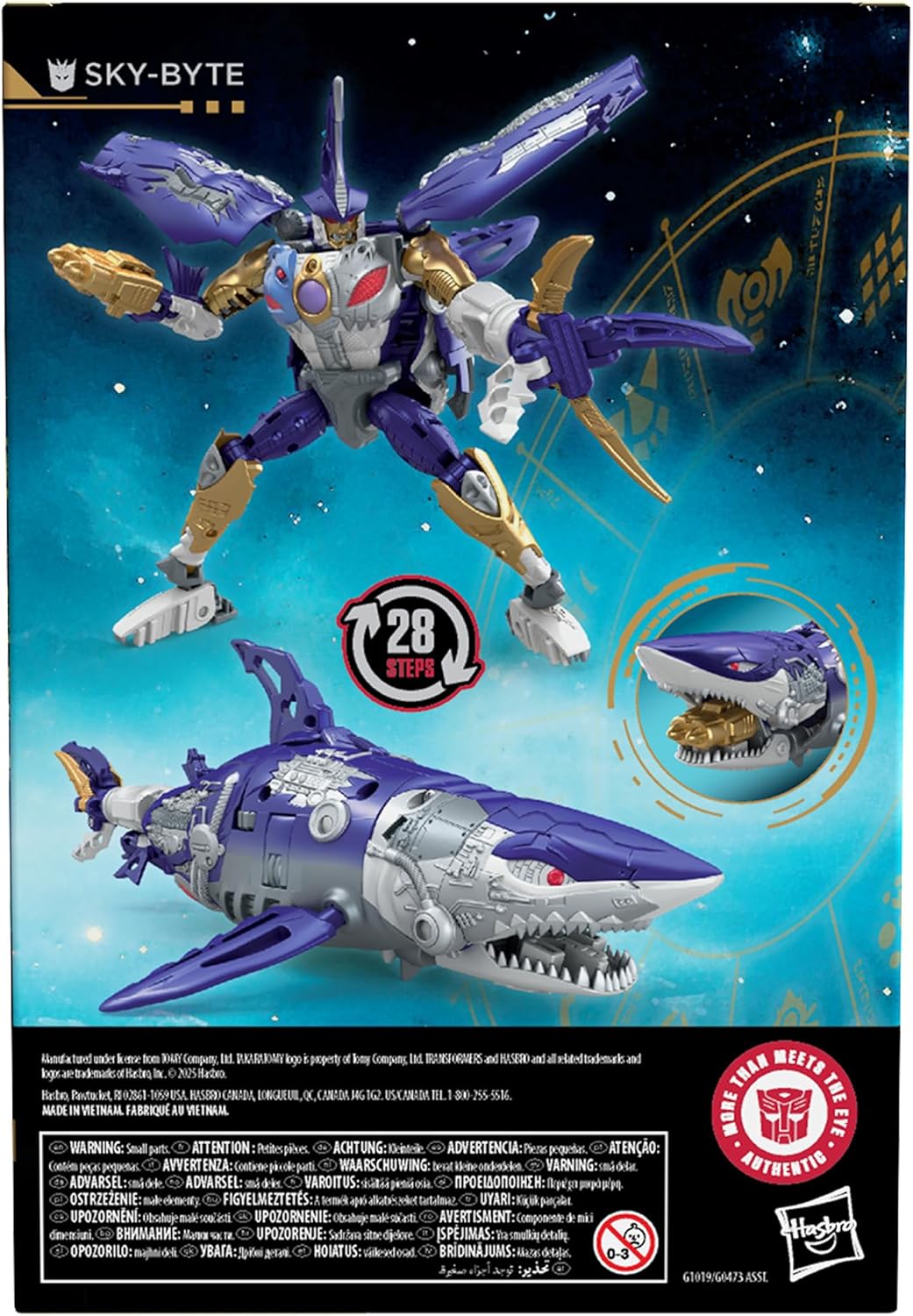 Figura de ação Transformers Age of Primes Voyager Class Sky-Byte