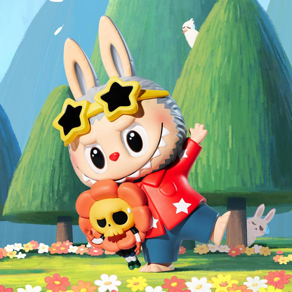 POP MART Hand in Hand Series Figuras 1 Caixa Articulada Personagem Design Premium Presentes para Mulheres Fã-Favorito Chic Art Toy Figura de Acção, Presente