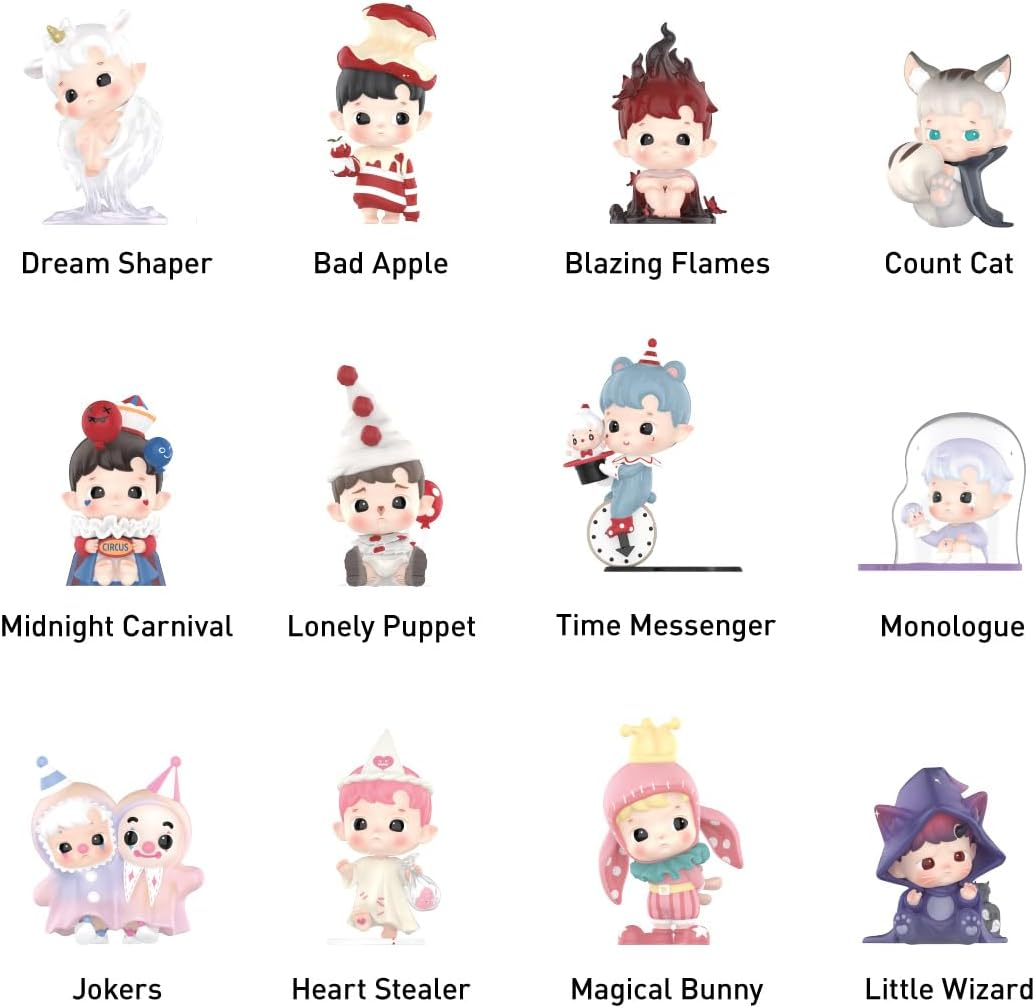 POP MART HACIPUPU Uma Noite de Fantasia Série - 1 Caixa com Figura de Ação Colecionável Premium. Design chic e encantador, presente ideal para mulheres e fãs de art toys. Item favorito para colecionadores, perfeito para decoração ou exibição.