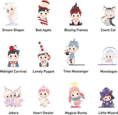 POP MART HACIPUPU Uma Noite de Fantasia Série - 1 Caixa com Figura de Ação Colecionável Premium. Design chic e encantador, presente ideal para mulheres e fãs de art toys. Item favorito para colecionadores, perfeito para decoração ou exibição.